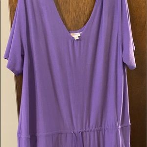 Plus size romper Lula roe.